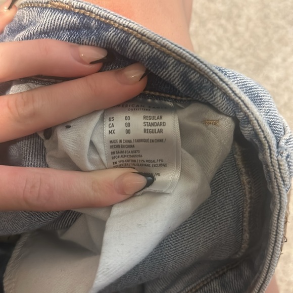American Eagle Jeans, Straight leg, 00 - Picture 3 of 4